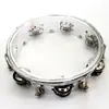 Pandereta autoafinable ajustable de manivela tambor de palmadas azul rojo pandereta ajustable percusión Orff