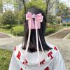 Doce rosa torção arco hairpin menina cocar princesa estilo estrangeiro hairpin diy material sapato flor acessórios