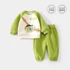 Ropa Casual Infantil Set de Sudadera para Niños Bebés Niños Primavera y Otoño Dividido Dos Piezas Pantalones de Chándal Niñas Ropa de Otoño Estiloso