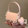 Bolsas da Moda de Alto Padrão para Mulheres 2025 Novos Modelos de Inverno Exquisite Compacto Versátil Bolsa para Batom Simples Bolsa de Ombro Transversal