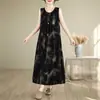 2026 Nuevo Estilo Exquisito y Hermoso Camisón de Algodón y Seda para Mujer, Ropa de Casa de Verano, Hermoso Pijama de Algodón Artificial para Mamá que se Puede Usar Afuera