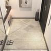 Tapete de Porta de Entrada Resistente à Sujeira Transfronteiriço Nórdico Área para Trocar Sapatos de Entrada Tapete Antiderrapante Veludo Cristal de Cuidado Fácil