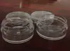 Caja de base de plástico PS de 2.5G caja de sombras de ojos botella redonda empaque cosmético palillos botella pequeña transparente