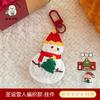 Tengyi Original Decoração de Natal Tecido Pingente Menina Chaveiro All-match Pendurado Bonito Papai Noel Pendurado