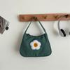 Bolsa de inverno da moda para mulheres 2023 nova bolsa simples da moda para mulheres bolsa de urso de flor de desenho animado retrô axila
