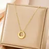 Nuevo Collar de Acero de Titanio Yunyao para Mujer, Nueva Cadena para Clavícula de Verano, Joyería Moderna de Acero Inoxidable, Fuente de Venta Caliente en Transmisión en Vivo