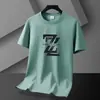 Fabricante Direto Tops de Verão Camiseta de Tela Corte Relaxado Tendência ao Ar Livre Versátil Confortável Camiseta Masculina Preta