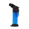 Isqueiro de Moxabustão para Charuto Diretamente Iluminado à Prova de Vento Inflável Pistola de Solda para Incenso Pistola de Spray Acendedor de Cabo Longo