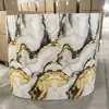 Rolo de Adesivo de Parede de Mármore Imitação Azulejo Autoadesivo Decoração de Parede para Esconder Fundo Feio da Sala de Estar Papel de Parede à Prova d'Água e à Prova de Umidade
