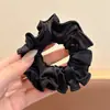 Diadema de Pelo Plisada con Volantes de Alta Gama Estilo Coreano 2026 Nueva Cuerda para Moño y Cola de Caballo para Mujer