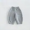 Pantalones Rayados Bloque de Color para Bebé 2026 Nuevos Otoño Pantalones de Chándal con Etiqueta para Niñas Pantalones Deportivos de Otoño para Niños Zqk6187