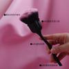 Brocha Nueva de Polvo Rosa Negra Pieza Única Brocha para Polvo de Uñas Brocha de Cerdas Suaves Brocha para Polvo Brocha de Maquillaje para Principiantes