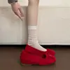 Zapatos planos retro franceses de suela blanda para mujer, nueva colección otoño 2026, estilo de noche con lazo, planos tipo ballet Mary Jane