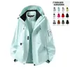 Chaqueta Tres en Uno para Hombre para Exteriores 2026, Otoño/Invierno, Impermeable Cortavientos Desmontable, Ropa de Senderismo para Parejas