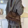 2026 Verano Nuevo Bolso de Hombro Leopardo Chic Perezoso Bolso Cruzado de Gran Capacidad Retro para Viajes Diario Bolso de Mujer de Alto Valor