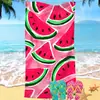 Toalha de Praia de Fibra Ultrafina Impressão Personalizada Transfronteiriça Europeia e Americana Toalha de Banho de Secagem Rápida Absorção de Água Toalha de Praia para Beira-Mar e Piscina