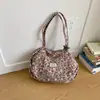 Bolso de nailon con estampado de leopardo único para mujer, nuevo modelo 2026, bolso de hombro para axila de gran capacidad, bolso de mano versátil para ir al trabajo