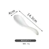 Colher de Cerâmica para Sopa, Colher Doméstica de Cerâmica com Cabo Longo para Macarrão, Colher Estilo Japonês, Colher Criativa Comercial, Colher para Ramen de Loja de Macarrão