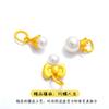 Accesorios de oro vietnamitas de larga data para manualidades, flor de perla, flor de cerezo, flor de durazno, flor de cuatro lados, colgante de lazo, pulsera