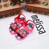 Nuevos Zapatos Melissa nelissa 2024 para Niños y Niñas Sandalias Planas Estampadas Zapatos de Playa de Verano para Bebé