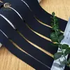 Banda Elástica de Sarga Doble Cara Negra de 1.5-5.0 cm, Bolsa de Cintura Deportiva Engrosada Encriptada sin Lanzadera, Accesorios para Cinturón