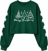 2026 Europeu e Americano Transfronteiriço Saúde Infantil Plus Veludo Impressão 3D Gola Redonda Moletom Pulôver de Natal Moletom Casual Top