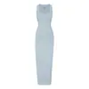 Vestido Nuevo Estilo Kim Kardashian Europeo y Americano Transfronterizo en Stock, Vestido de Tirantes Cuadrado con Abertura, Vestido Largo Bodycon