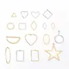 Mia suministro accesorios para joyería DIY colgante chapado en cobre oro real colgante pulsera collar pendientes pendientes accesorios Nuevo