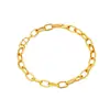 Pulseira Novo Produto Quente Europeu e Americano Elegante de Alta Qualidade Pulseira de Cruz em Ouro K Design de Nicho Estilo Cool Pulseira Feminina