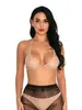 Yue Die Lingerie Sexy Meias de Natal com Strass Abertura Quatro Vias no Gancho Conjunto Biquíni Calça de Rede W48 Conjunto
