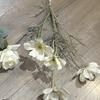 2023 flor blanca al por mayor coreana blanco Mori decoración de sala de bodas flor artificial planta verde combinación recomendada flores
