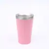Copo de cerveja de aço inoxidável Amazon 5oz, comércio exterior, copo térmico duplo a vácuo para carro, selado à prova de vazamentos