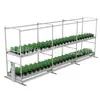 Estrutura de Plantio Móvel Hidropônico 4x8 Pés Sistema Vertical Cultivo Indoor Luz LED Pendurado Estrutura de Plantio em ABS