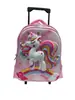 Ventas Directas de Fábrica de Mochilas con Carrito Fijo para Estudiantes de Primaria, Mochilas con Carrito de Unicornio, Varios Estilos, Bolsas Duraderas Impermeables Que No Se Pueden Desmontar