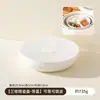 Bandeja de cerámica profunda de tres compartimentos para cocinar al vapor para uso doméstico, adecuada para ollas arroceras eléctricas, preparación de alimentos para bebés y dietas para perder peso.
