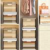 Organizador Premium Grande Deslizable para Ropa y Pantalones, Caja de Almacenamiento Dividida para Armario del Hogar