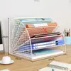 Estante para documentos, caja de archivo, organizador de escritorio de oficina, carpeta de archivos, soporte para libros, artículos de oficina, caja de almacenamiento de documentos