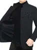 Nueva Chaqueta Casual de Alta Gama para Hombre Otoño/Invierno 2026, Chaqueta con Cuello Alto, Chaqueta de Negocios con Cuello Solapa para Hombre Otoño/Invierno, Casual