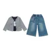 Conjunto de Otoño para Niña 2025 Nuevo Estilo Coreano Conjunto de Ropa Infantil para Niñas, Moda de Primavera y Otoño Conjunto de Otoño para Bebé Niña
