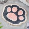 Amazon nueva alfombra de concha cachemira alfombra de sala de estar tapete de baño pata de gato linda dormitorio mesita de noche manta de punto