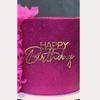 Topper Acrílico para Pastel de Feliz Cumpleaños Hecho a Mano con Letras en Inglés, Descuento por Volumen para Fiestas