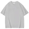 Camiseta Masculina Pesada Manga Curta Algodão Puro 260g Algodão de Xinjiang Retrô Casual Americano Solta Tendência Marca Verão Camiseta Atacado
