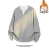 2025 Ht25764 Forro Polar Blanco Talla Grande Camiseta Falsa de Dos Piezas Manga Larga M-5X Ht25965-Especial P29