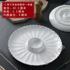 Platos Curados en Salmuera para Hoteles y Restaurantes, Snacks de Frutas Deshidratadas, Platos con Múltiples Compartimentos, Platos de Cinco Compartimentos, Platos de Cena Cerámicos Antideslizantes