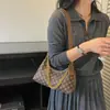 Bolsa Feminina Tendência de Luxo Leve 2026 Novo Estilo Única Versátil Bolsa Dumpling Bolsa de Ombro Estampada Bolsa Transversal Fashion com Corrente