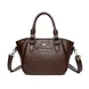 Bolso Bandolera para Mujer 2026 Nuevo Transfronterizo Bolso de Mano de Cuero Suave Simple Versátil Moda para Viajes al Trabajo Bolso de Hombro