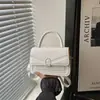Bolsa de Mão Texturizada para Ombro para Axila 2026 Nova Tendência Outono Casual Retro Ombro Único Cor Sólida Transversal Bolsa Feminina