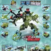 Compatible con Robot de Bomberos de Ingeniería de Alta Tecnología 8 en 1 Le8 Mecha Bloques de Construcción Educativos de Ensamblaje de Partículas Pequeñas Juguete Set de Regalo