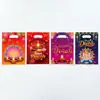 Bolsa de Presente Festival das Lanternas Quatro em Um Lâmpada a Óleo Impressão de Lótus Ganesha Festival Indiano Bolsa Tote com Furo para Pendurar Atacado