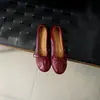 Zapatos poco profundos de estilo retro francés con lazo para mujer, disponibles en stock, zapatos Mary Jane con plataforma para aumentar altura, zapatos tipo slip-on ballet, zapatos de abuela